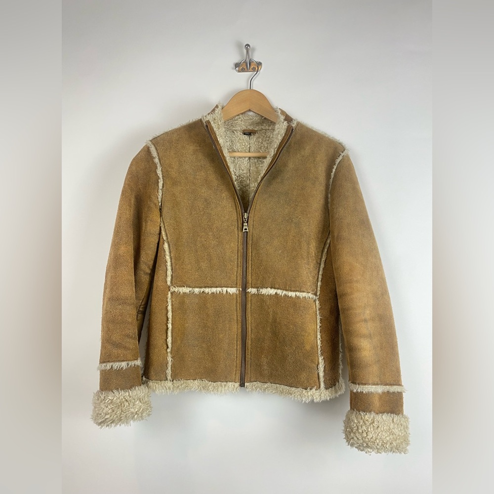 Rogue Leather leather Sherpa jacket‎ Size Small